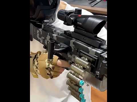 Manual-automatic MG3 soft bullet gun can fire chain-fire toy guns, suitable for boys to play PUBG, heavy machine gun model, Big Pineapple