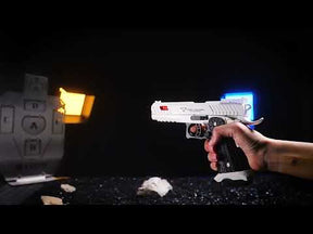 Battle Master 2011 Mechanical Automatic Ejection Soft Bullet Gun, Toy Gun for Children and Boys, Pistol Model Gun