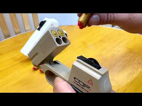 Four-shot shell ejection COP357Soft bullet gun can fire pistol model, portable toy gun for boys to play outdoor games