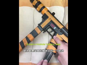 Authentic high-end toy gun, ultra-high-speed automatic firing nylon TEC9 electric toy gun for boys and children
