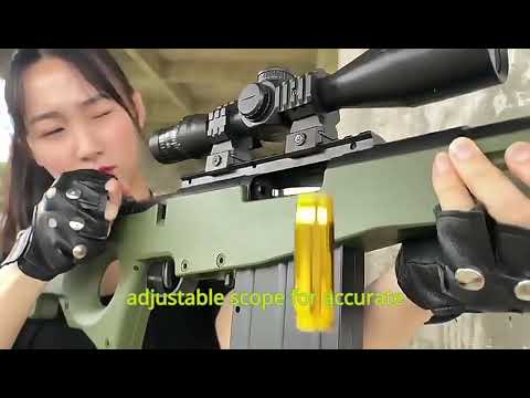 Extra-large shell-ejecting AWM soft bullet gun, a toy gun for boys, suitable for outdoor battles, sniper rifle 98K, manual loading