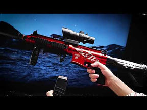 Children's electric automatic M416 soft bullet gun, capable of firing from the bottom, toy gun for boys, assault rifle model