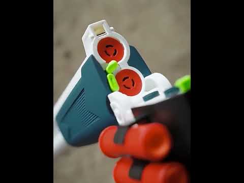 S686 Double-Barreled Shell-Ejecting Shotgun EVA Foam Soft Bullet Gun for Boys, Shell-Ejecting, Shootable, "PUBG" Style Toy