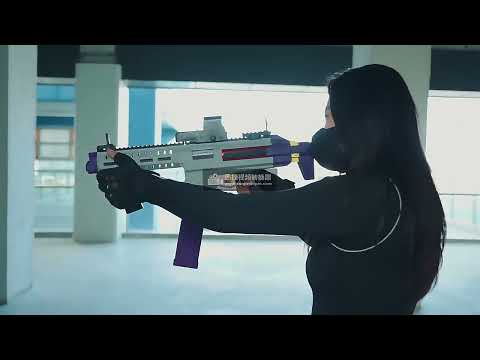 Nylon alloy adult soft bullet gun Fire Phoenix launcher, a toy gun that can fire, is a model of a boy's "PUBG" assault rifle