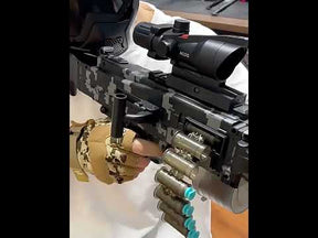 Manual-automatic MG3 soft bullet gun can fire chain-fire toy guns, suitable for boys to play PUBG, heavy machine gun model, Big Pineapple