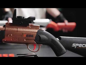 Children's S686 Double-Barreled Double-Shot Shotgun Model, Soft Bullet Gun, Boys' Toy Gun, Manual Loading