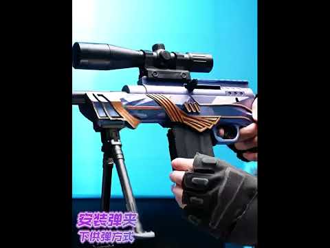Extra-large M24 sniper rifle AWM for boys, manual simulation soft bullet gun with shell ejection, children's toy gun