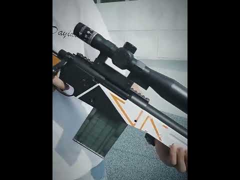 Extra-large AWM shell-ejecting soft bullet gun, capable of manual cocking, suitable for boys' outdoor battles and as a sniper rifle model