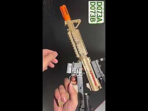 Manual M4A1 automatic shell-ejecting soft bullet gun, capable of firing toy gun M416 model assault rifle for boys, suitable for battle games