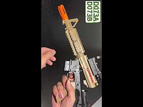 Manual M4A1 automatic shell-ejecting soft bullet gun, capable of firing toy gun M416 model assault rifle for boys, suitable for battle games